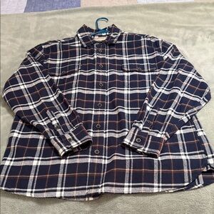Jachs Dark Blue and White Checkered Shirt: EXCELLENT CONDITION